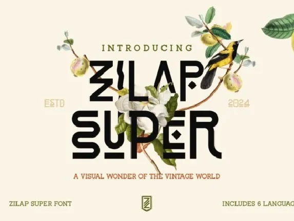 Zilap Super font