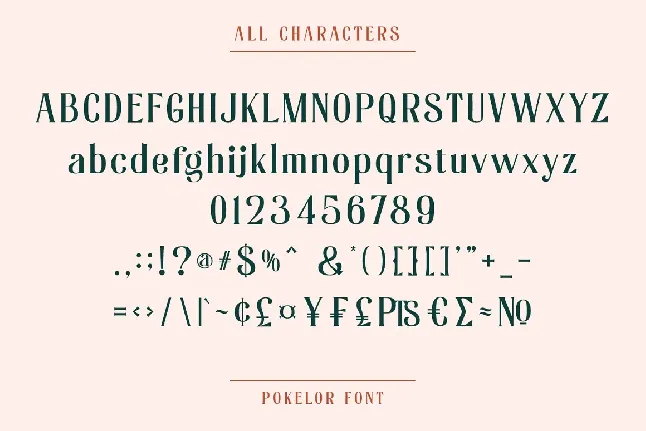 Pokelor font