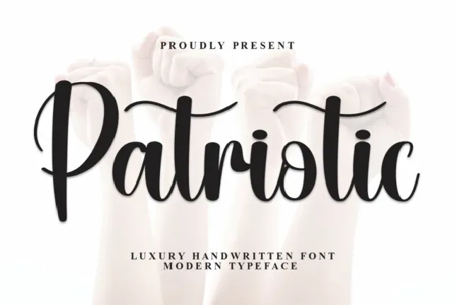 Patriotic Script font