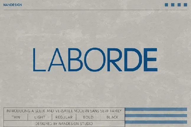 Laborde Family font