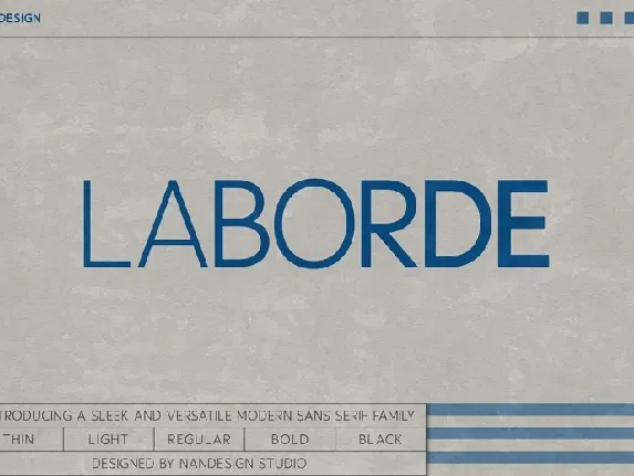 Laborde Family font