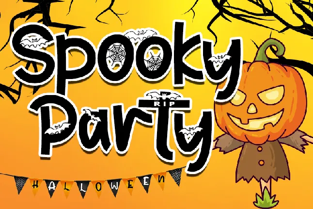 Spooky Party - Personal Use font