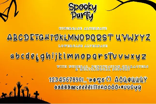 Spooky Party - Personal Use font