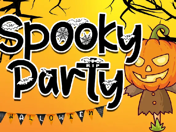 Spooky Party - Personal Use font