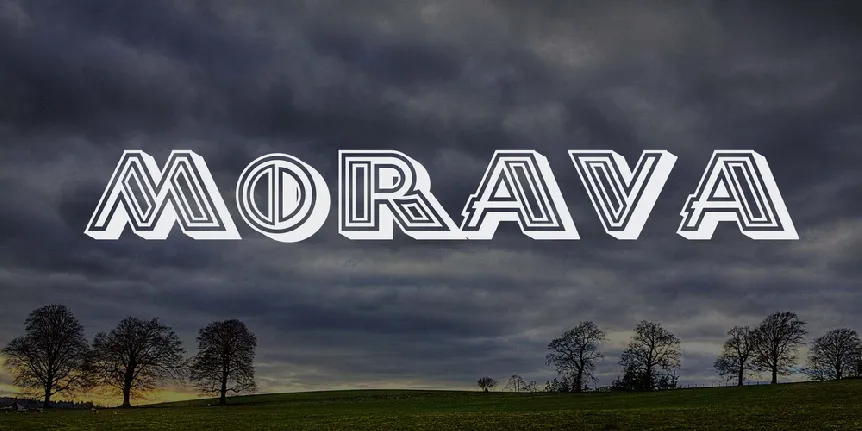 Morava font