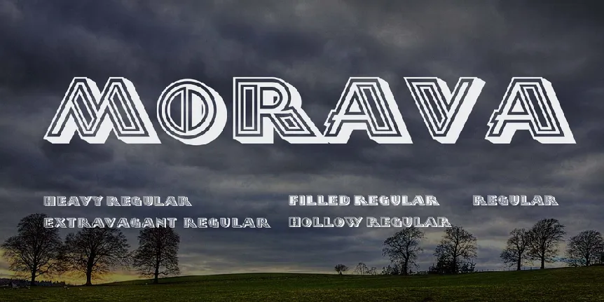 Morava font