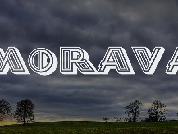 Morava font