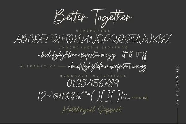 Better Together font