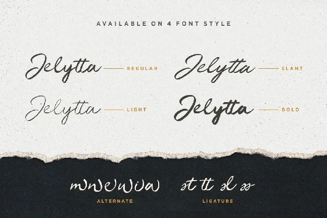 Jelytta font