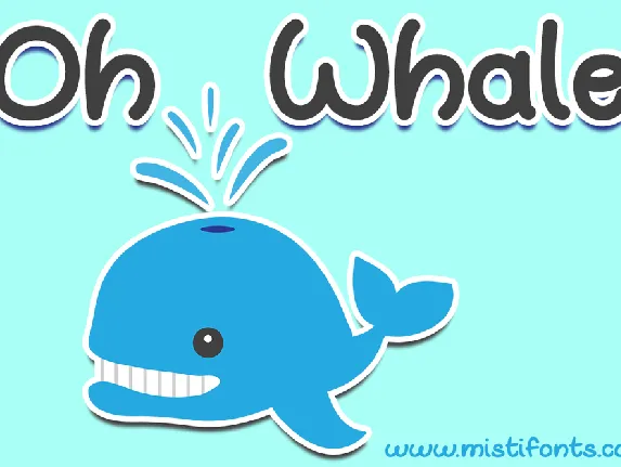 Oh Whale font