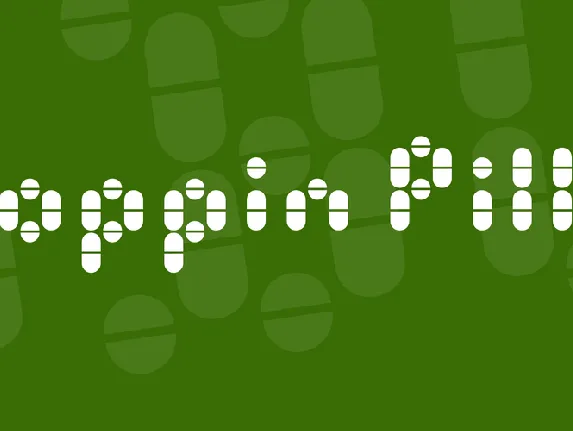 Poppin Pills font