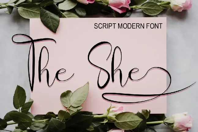 The She font