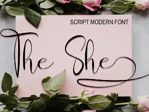 The She font