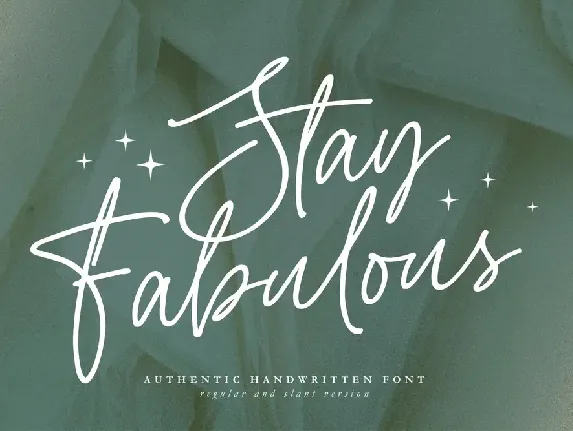 Stay Fabulous font