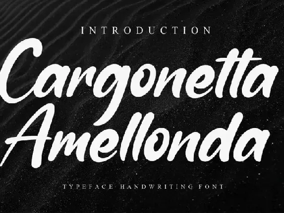 Cargonetta Amellonda Script font