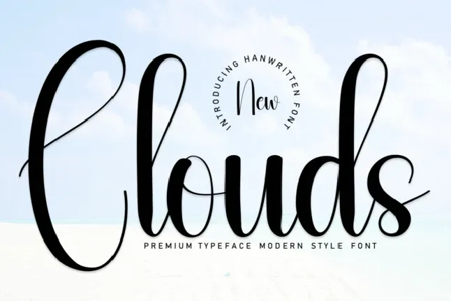 Clouds Script Typeface font