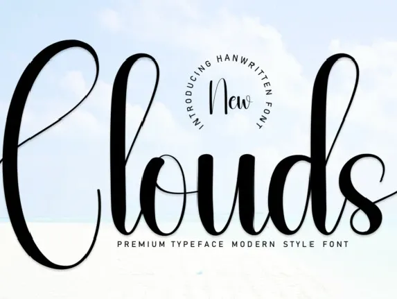 Clouds Script Typeface font