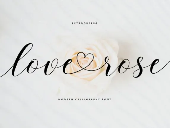 love Rose font