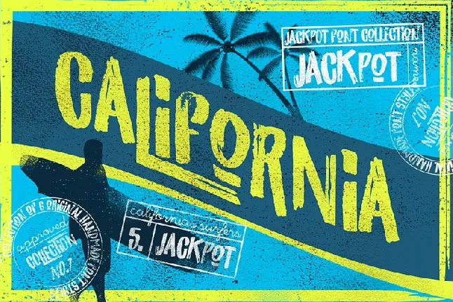 California Brush Free font