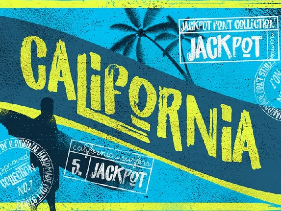 California Brush Free font