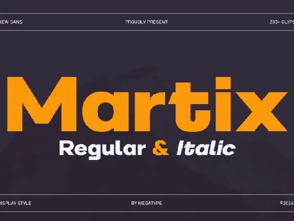 Martix font