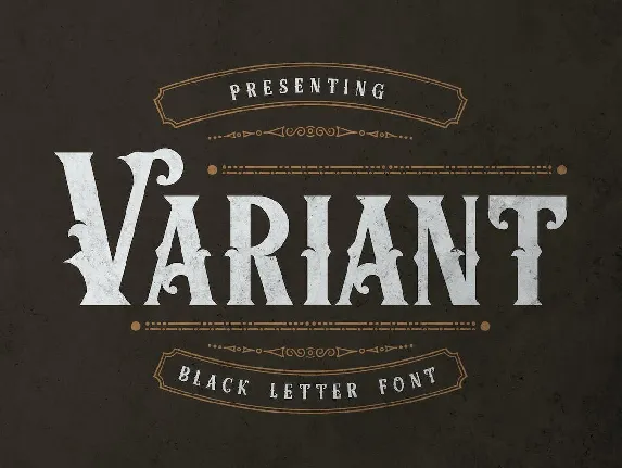 Variant font