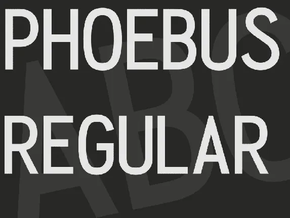 Phoebus font