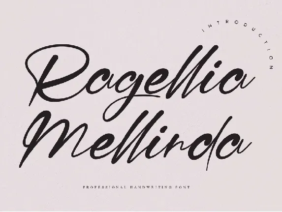 Ragellia Mellinda font