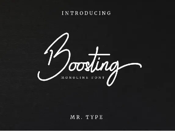 Boosting font