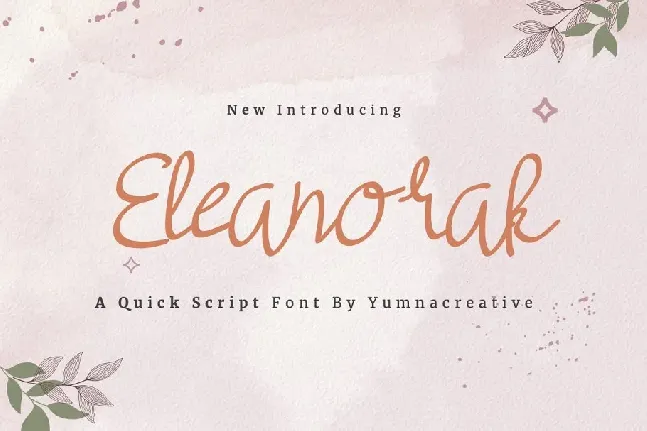 Eleanorak font