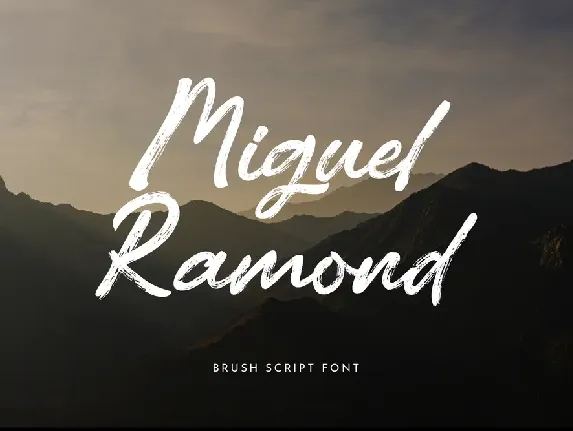 Miguel Ramond font