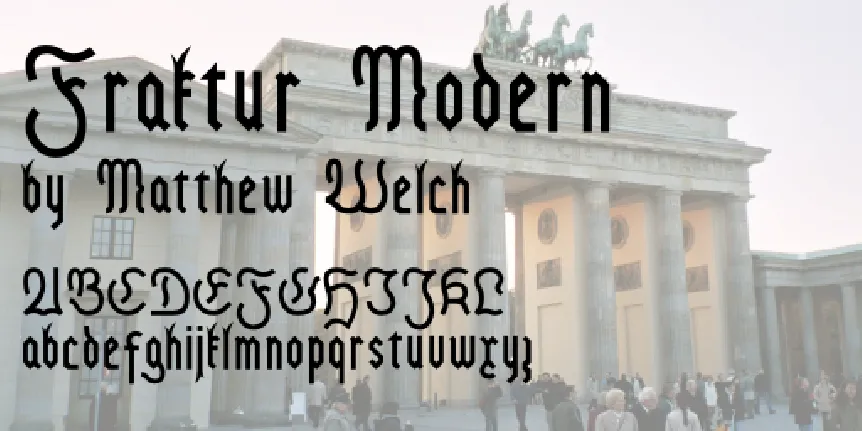 Fraktur Modern font