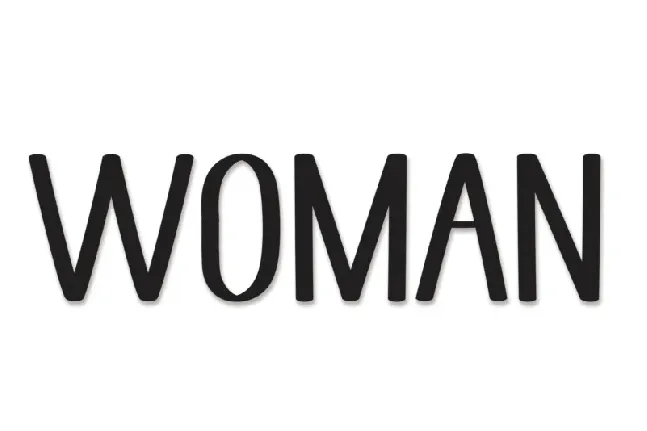 Woman Display font