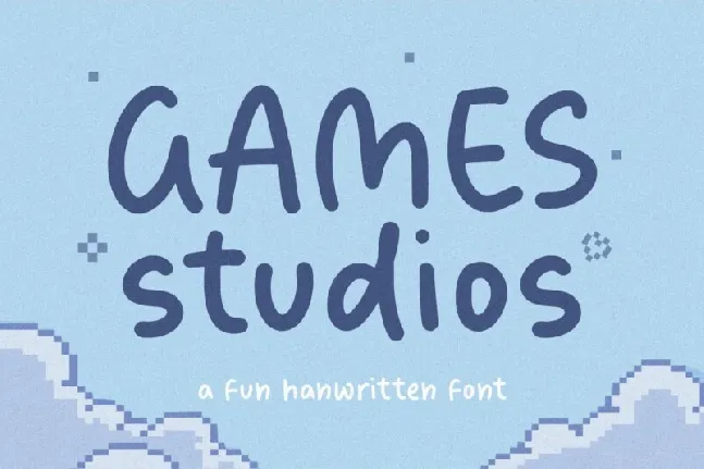 Games Studios font