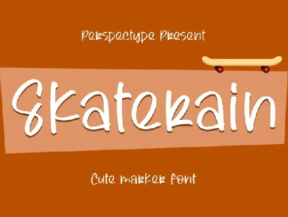 Skaterain font