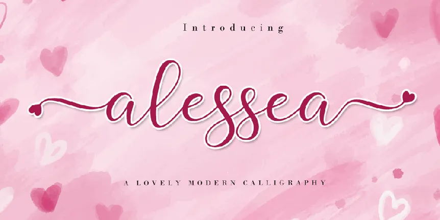 Alessea font