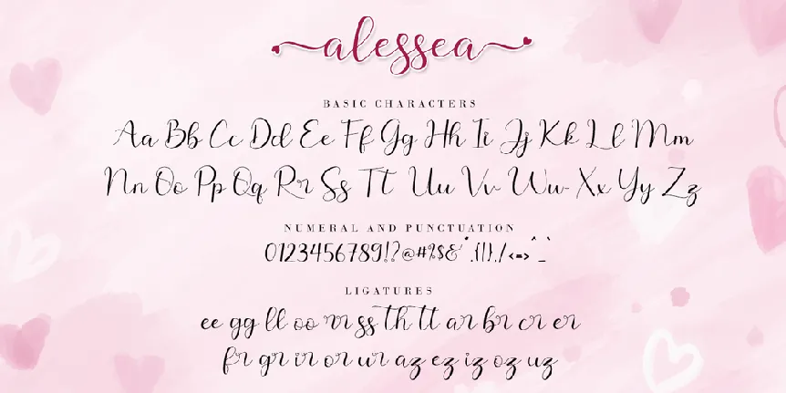 Alessea font