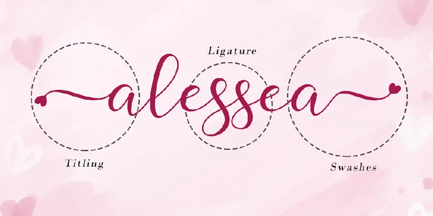 Alessea font