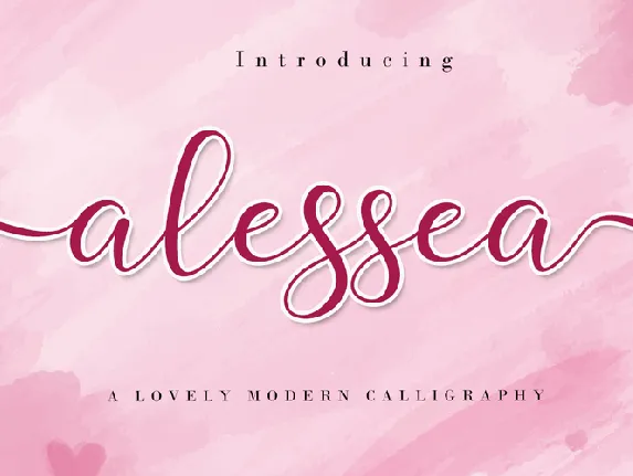 Alessea font