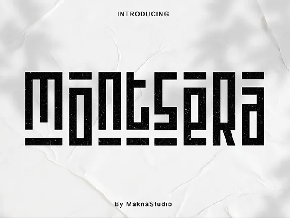 montsera font