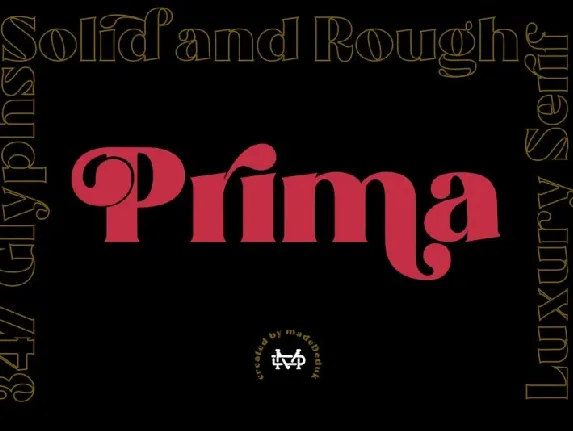 Prima Luxury Typeface font