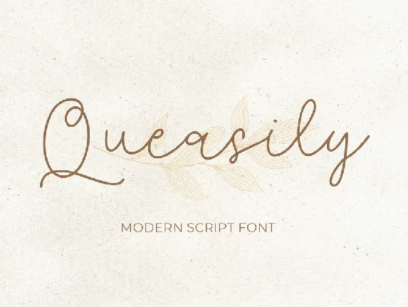 Queasily font