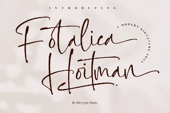 Fotalica Hoitman font