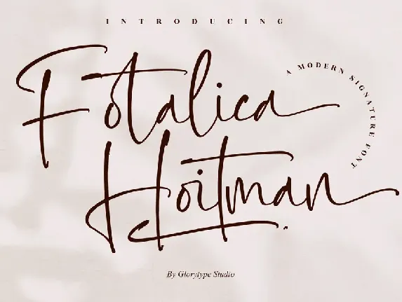 Fotalica Hoitman font