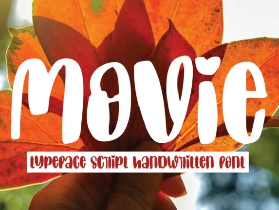 Movie Display font