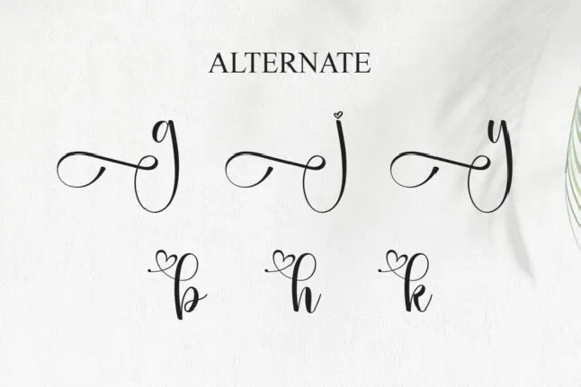 Ashley Calligraphy font