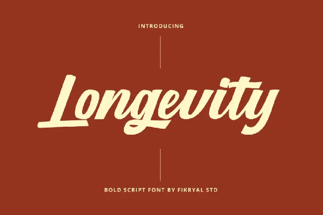 Longevity Script font