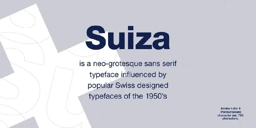 Suiza Family font