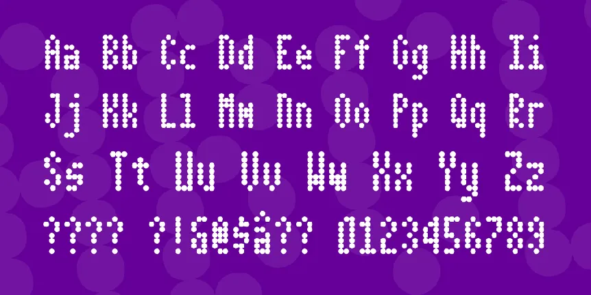 Dotimatrix font