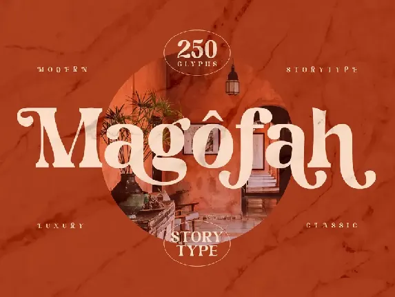 Magofah Modern Serif font